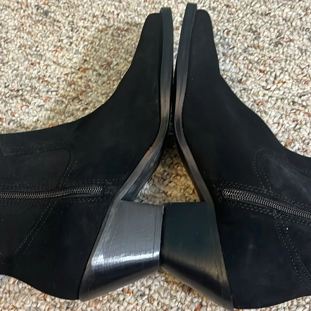 NEW Coconuts by Matisse Women's Black Fringe Jane Western Ankle Boots Size 6